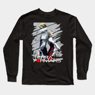 Battle for Earth Terra Inspired Tee Depicting Characters' Sacrifices for a New Home Long Sleeve T-Shirt